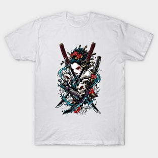 Geishas and Bushido, Eastern Culture Graphic T-shirt 10 T-Shirt